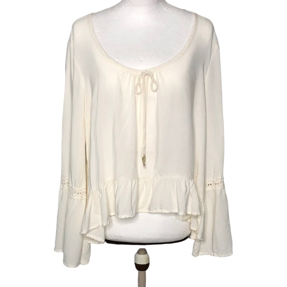 MUDD Bell Long Sleeve Blouse